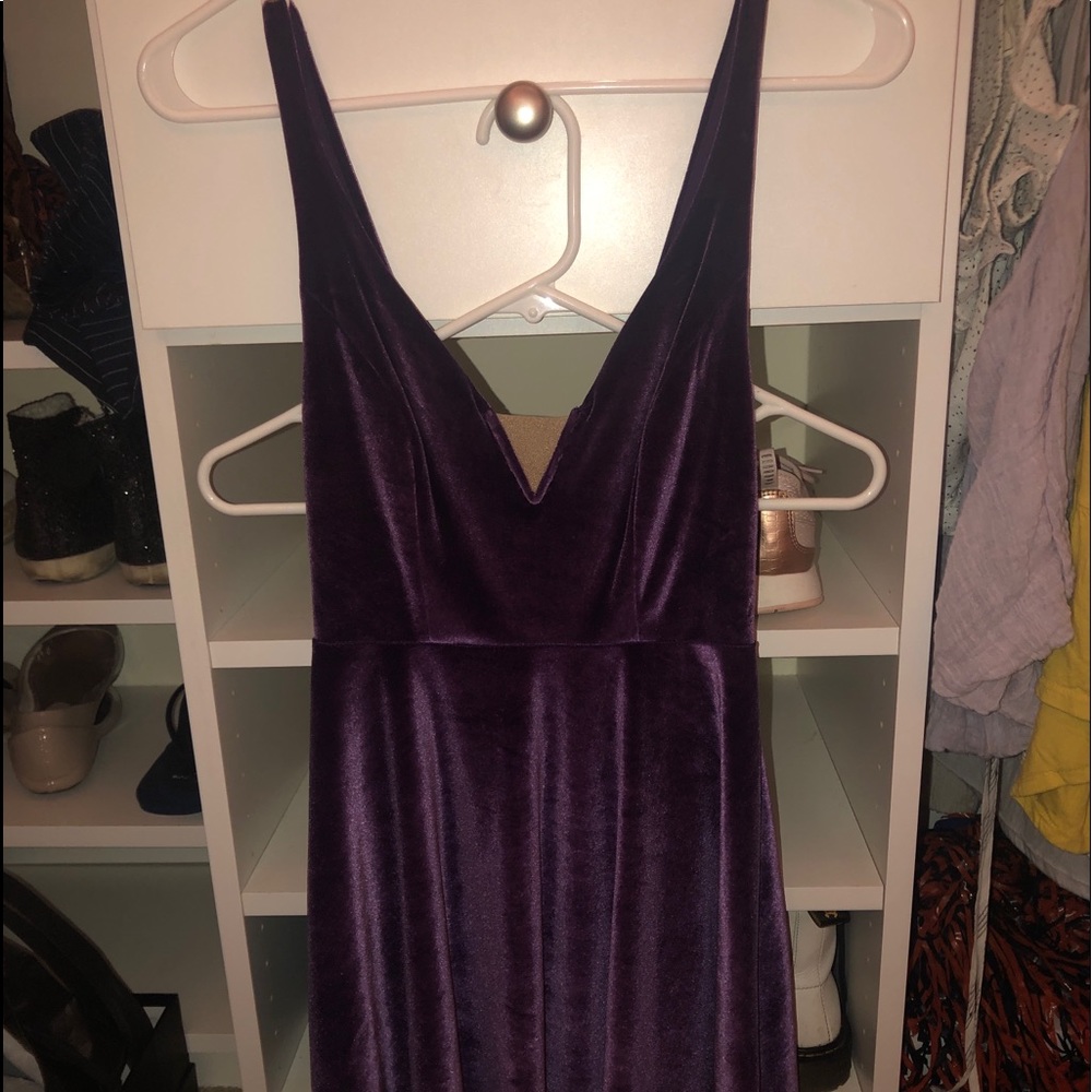 Urban Outfitters velvet mini-dress